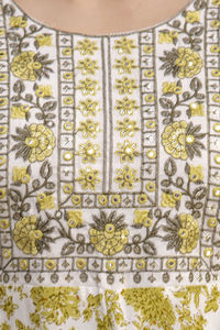 Robe longue de qualité supérieure séquence broderie travail côté Dori Handloom fabricant indien - Product Image 6