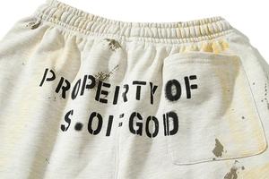 Venta al por mayor de alta calidad Sweats Jogging Shorts Acid Wash Sun Faded Raw Edge Cotton Jogger Shorts para hombres - Product Image 5