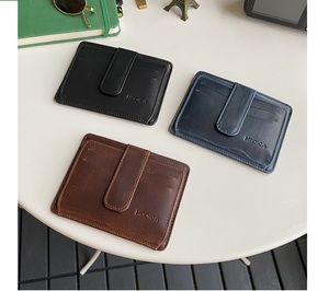 Anthracite Black Brown Colors Slim Luxury <b>Card</b> <b>Holder</b> <b>Wallet</b> Special Design Genuine Leather Made Turkey - Product Image 1