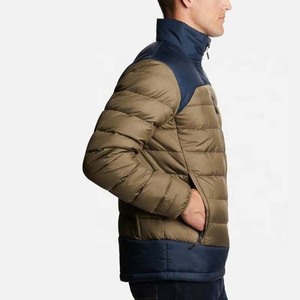 Veste matelassée en toile pour homme, logo personnalisé OEM, haute qualité, collection hiver, nouvelle arrivée, style streetwear, imperméable, à capuche - Product Image 5