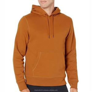 Robes pull à capuche brodées en polyester/coton respirant coupe classique pour homme – Style décontracté et streetwear hivernal - Product Image 4