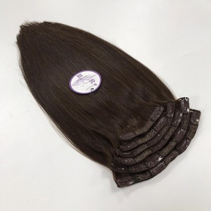 Wholesale Supplier Vietnamese Raw Hair Unprocessed Virgin Straight Clip In Virgin Free Sample Hair Bundles