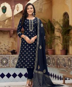 Banarasi Dupatta Bandhani Multi Color Patrón geométrico Ropa de fiesta Hermosa blusa sin costuras de seda estampada Precio al por mayor - Product Image 1