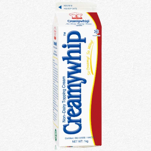 Prix de gros 1KG HALAL Creamywhip Garniture blanche non laitière Crémier Chocolat de haute qualité OEM Dessert blanc pour boulangerie alimentaire - Product Image 1