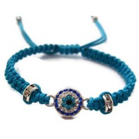 Gelang liontin logam 2023 mata jahat Turki Macrame