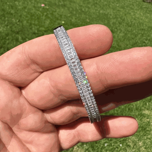 Moissanite Bangel Pulsera Regalo para el día de San Valentín - Product Image 6