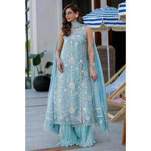Ditsy Angharka y Dupatta: Elegante silueta en forma de A - Product Image 5
