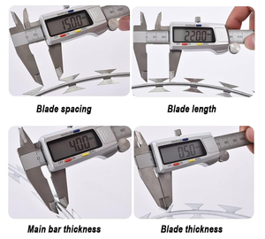 <span class=keywords><strong>Alambre</strong></span> <span class=keywords><strong>de</strong></span> púas electrogalvanizado, fuerte disuasorio, antiescalada, <span class=keywords><strong>alambre</strong></span> <span class=keywords><strong>de</strong></span> <span class=keywords><strong>seguridad</strong></span> <span class=keywords><strong>para</strong></span> cercas <span class=keywords><strong>de</strong></span> <span class=keywords><strong>seguridad</strong></span> en sitios <span class=keywords><strong>de</strong></span> construcción - Product Image 4