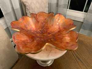 Tazón de Resina Artesanal de Alta Calidad, Decorativo con Superficie Lisa, Modelo de Comida para Decoración de Interiores y Estilismo - Product Image 3