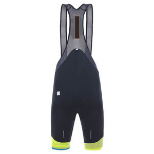 Pantalones cortos de ciclismo con pechera para mujer OEM con acolchado de gel de ajuste de compresión Material de secado rápido y costuras planas para una máxima comodidad - Product Image 3