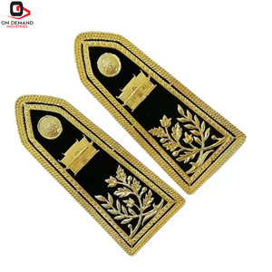 Wholesale Custom <b>Sew</b>-<b>On</b> Shoulder <b>Patches</b> with 3D Embroidery Premium Canvas Fabric and Strong Border Stitching - Product Image 2
