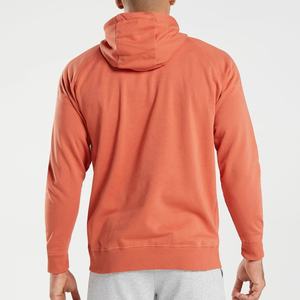 Vente en gros de sweats à capuche en molleton de coton de haute qualité pour hommes, respirants, pour la salle de sport et la remise en forme, avec broderie de logo personnalisée - Product Image 2