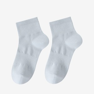 Calcetines suaves de algodón con logotipo personalizado, patrón a cuadros, ecológicos, ligeros, transpirables, para jóvenes, comodidad diaria, tonos suaves, minimalistas - Product Image 5