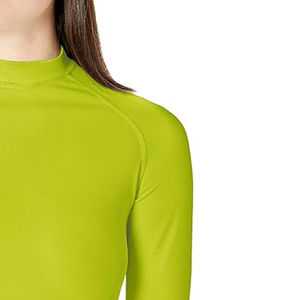 Professional Manufacturer <b>Womens</b> Custom <b>Rash</b> <b>Guard</b> Sublimated Slim Fit Wholesale Spandex Polyester Material <b>Women</b> <b>Rash</b> <b>Guards</b> - Product Image 3