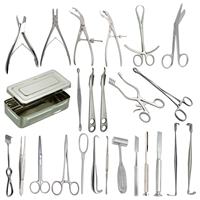 Kit chirurgical orthopédique général 35 pièces, outils manuels d'amputation osseuse pour la chirurgie orthopédique majeure, certifié CE