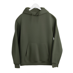 Sweat à capuche d'hiver surdimensionné personnalisé imprimé avec poche, en coton/fibre de bambou, idéal pour broderie et logo 3D, style streetwear - Product Image 2