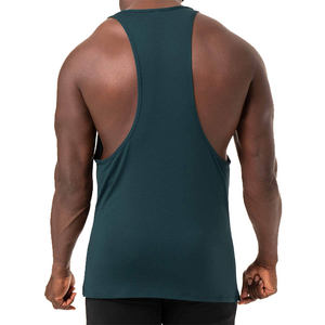 Custom Design New Style Sports Fitness Loose tank Top Low Arm Hole <b>Men</b> Training Running Stretch Activewear <b>Gym</b> <b>Vest</b> - Product Image 2