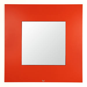 Espejo de Pared Cuadrado de Madera Coral Akismal M, Estilo Contemporáneo para Bodas, Ligero, Ecológico y Duradero - Product Image 1