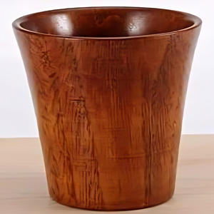 Verres à vin et gobelets en bois naturel élégants pour la bière de vin rouge Verres écologiques de vente chaude pour les fêtes et les événements - Product Image 1