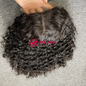 Peluca con cierre de onda profunda, superventas, encaje transparente, cutícula alineada, Peluca de cabello humano, cabello vietnamita crudo - Product Image 4