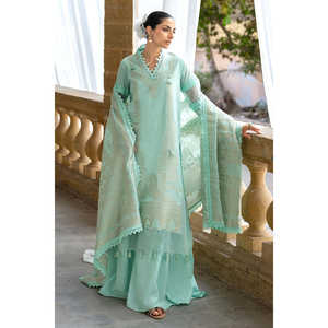 Conjunto de Traje Jacquard de 3 Piezas para Mujer con Dupatta FE-52021 - Product Image 3