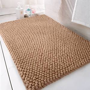 พรมห้องน้ำไมโครไฟเบอร์ลายสับปะรดคาราเมล กันลื่น ซักได้ ขนาด 50x80 ซม. - Product Image 2