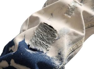 Pantalones vaqueros OEM de diseño personalizado para hombre, estilo callejero con calidad superior cómoda, cintura media, pierna recta, último diseño - Product Image 4