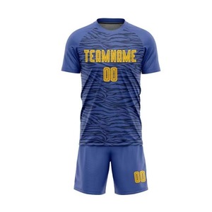 Uniforme de Fútbol Personalizado 2025, 100% Poliéster, Manga Corta, Transpirable, Ligero, Tallas Grandes para Adultos - Product Image 2