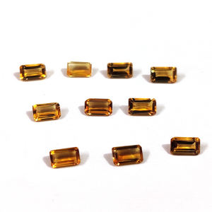 อัญมณีซิทรินจากธรรมชาติ,พลอยทรงหลวมขนาด5X3มม. ผลิตจากผู้ผลิตสำหรับทำเครื่องประดับ - Product Image 1