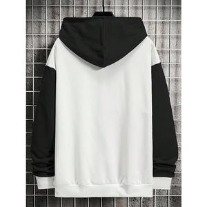 Nouveauté Sweat à capuche pour homme en coton 100% doublé à manches longues col rond imprimé personnalisable confortable grande taille - Product Image 2
