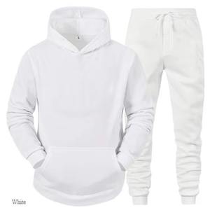 Survêtement de sport thermique décontracté pour homme avec logo personnalisé, coupe ajustée, 100% coton, toutes les couleurs - Product Image 3