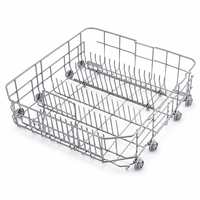 Panier inférieur de lave-vaisselle en nylon enduit personnalisé, assemblage de remplacement OEM ODM