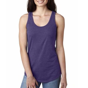 Camisetas sin mangas de talla grande de algodón/Pakistán para mujer de fibra de bambú, camisetas de entrenamiento con cuello redondo, camisetas sin mangas para gimnasio y Fitness para mujer - Product Image 5