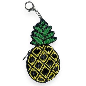 Vente en gros de porte-clés perlés avec perles de rocaille brodées à la main - Product Image 3