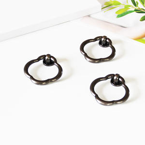 Zinc Alloy Round Drop Ring Handle Contemporary Kitchen Bedroom Drawer Pulls Cabinet Knobs Wardrobe Dresser <b>Furniture</b> <b>Hardware</b> - Product Image 3