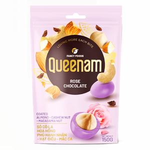 Chocolate Dragee Sólido de Excelente Calidad, Marca Privada Personalizada, HALAL, 150G, Recubierto de Rosa, Almendras, Anacardos, Nueces de Macadamia, Exportación - Product Image 1