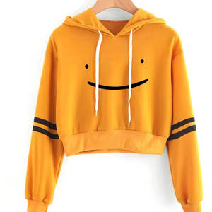 Jersey de alta calidad para entrenamiento de gimnasio, jersey de entrenamiento para correr, Tops cortos de Color sólido para mujer, sudaderas con capucha - Product Image 4