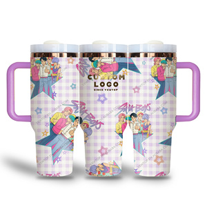 Nguồn cung cấp bên biểu tượng tùy chỉnh k Pop Kpop Thợ Săn hàng hóa cách điện cup 40oz cốc chân không chai với Hộp quà tặng - Product Image 4