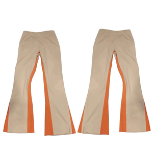 Pantalon évasé décontracté pour hommes de haute qualité couleur unie matériau léger respirant taille moyenne personnalisé en gros - Product Image 2