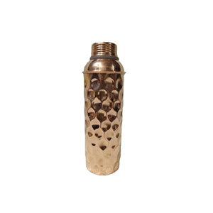 Antique Metal Handmade <b>Copper</b> <b>Bottle</b> High Quality Pure Metal Customized Size and Shape with Lid for Drinkware - Product Image 3