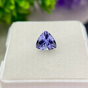 Piedra preciosa de zoisita sin calentar cortada trillones de 6MM de tanzanita natural para hacer joyas, piedra preciosa de tanzanita suelta - Product Image 2