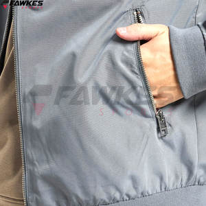 Ropa de hombre personalizada, chaqueta de bombardero, chaqueta negra de moda a prueba de viento, ropa exterior informal, chaqueta de bombardero para hombre - Product Image 5