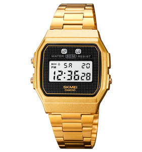 Skmei 1952 saatler çelik saatler lüks Relojes dijital saatler erkekler bilek - Product Image 4