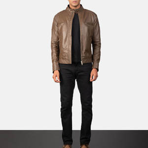 Chaqueta de Cuero de la Mejor Calidad, Chaqueta de Cuero de Última Moda, Chaqueta de Cuero para Hombre - Product Image 5