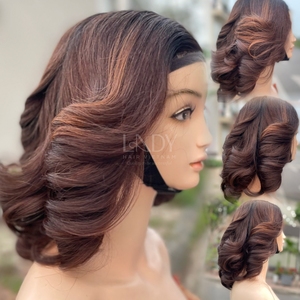 Peluca hinchable de color personalizada de cabello humano vietnamita 100% de alta calidad con precio al por mayor - Product Image 6