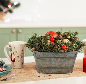 Jardinières ovales en fer galvanisé au design étonnant Décoration de salon et de jardin d'intérieur Jardinières polyvalentes - Product Image 1