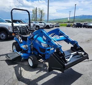 Mini-tracteur robuste LS MT125 avec réservoir de carburant de 6,6 gallons et attelage trois points catégorie 1 pour équipement lourd - Product Image 2