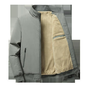 Logo personnalisé OEM broderie design imprimé nouvelle taille plus automne et hiver hommes nouveau style col montant loisirs veste polyvalente - Product Image 5