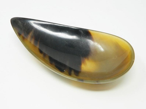 Bol en corne de buffle poli artisanal de haute qualité, plateau à fruits secs, design animal, traditionnel indien - Product Image 3