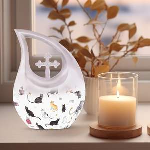 Mayorista Urnas personalizadas para adultos Mamá y papá Grandes para cenizas humanas Urnas para tamaño personalizado Urnas impresas - Product Image 3